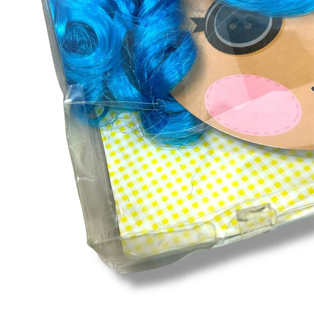 Lalaloopsy Mittens Fluff N Stuff Dress Up Wig Blue Curly Pigtails‎ Kids Toy NEW